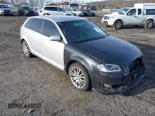 2008 Audi A3 with VIN WAUNF78P48A042687, listed as a IAAI auction lot 41374363 with 136,019 mi miles. Bid and sale history available at carsss.com. Image 1.