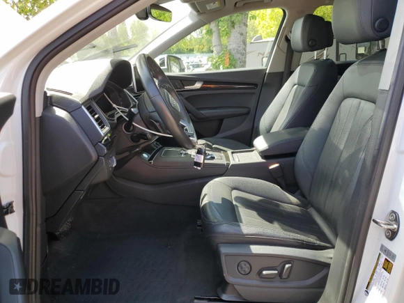 2020 Audi Q5 Premium Plus with VIN WA1BNAFY5L2081013, listed as a Copart auction lot 54674205 with 35,253 mi miles and Salvage title. Bid and sale history available at DreamBid. Image 7.