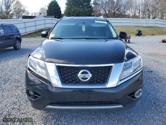 2014 Nissan Pathfinder SV with VIN 5N1AR2MM3EC728948, listed as a Copart auction lot 47887805 with 189,279 mi miles and Salvage Title. Bid and sale history available at carsss.com. Image 5.