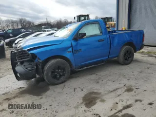 2022 Ram 1500 Express z VIN 3C6JR7AT1NG173595, wystawiony jako Copart lot #48757885 z przebiegiem Nie podano mil oraz Szkoda całkowita • Salvage title. Historia ofert i sprzedaży dostępna na DreamBid. Obrazek 1.