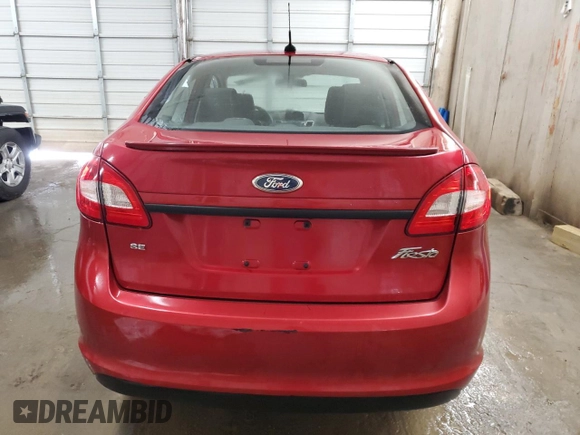 2012 Ford Fiesta SE with VIN 3FADP4BJ1CM147493, listed as a Copart auction lot 51436635 with 166,121 mi miles and Salvage Title. Bid and sale history available at DreamBid. Image 6.