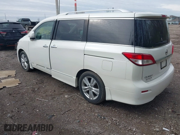 2011 Nissan Quest SL z VIN JN8AE2KP7B9002763, wystawiony jako IAAI lot #41931130 z przebiegiem 125 346 mil mil oraz . Historia ofert i sprzedaży dostępna na DreamBid. Obrazek 3.