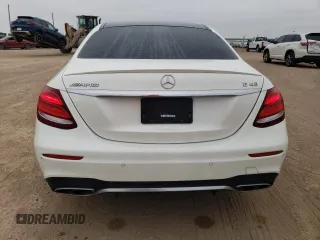 2018 Mercedes-Benz E-Class AMG E 43 with VIN WDDZF6EB3JA395411, listed as a Copart auction lot 86502184 with 72,626 mi miles and Salvage Title. Bid and sale history available at carsss.com. Image 6.