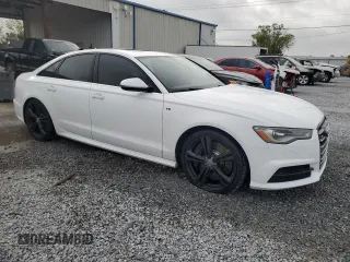 2016 Audi S6 Premium Plus with VIN WAUF2AFC1GN109153, listed as a Copart auction lot 47727035 with 109,743 mi miles and Salvage Title. Bid and sale history available at carsss.com. Image 4.