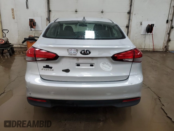 2018 Kia Forte LX with VIN 3KPFK4A77JE227332, listed as a Copart auction lot 88167205 with 87,225 mi miles and Salvage Title. Bid and sale history available at carsss.com. Image 6.