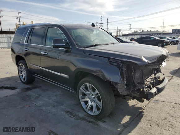 2018 Cadillac Escalade Premium Luxury with VIN 1GYS4CKJ9JR222838, listed as a Copart auction lot 48688135 with 78,389 mi miles and Salvage Title. Bid and sale history available at carsss.com. Image 4.