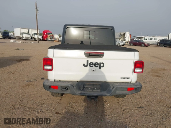 2020 Jeep Gladiator Sport S z VIN 1C6HJTAG5LL141251, wystawiony jako IAAI lot #41825062 z przebiegiem 51 961 mil mil oraz . Historia ofert i sprzedaży dostępna na DreamBid. Obrazek 16.