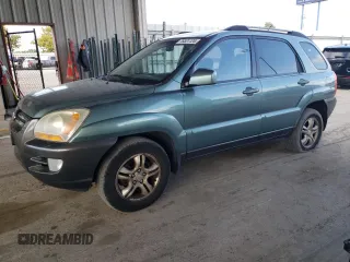 2005 Kia Sportage LX with VIN KNDJF723957135799, listed as a Copart auction lot 76531124 with 278,886 mi miles and Clean Title. Bid and sale history available at carsss.com. Image 1.