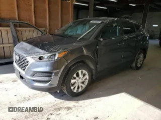 2021 Hyundai Tucson SE with VIN KM8J23A46MU301397, listed as a Copart auction lot 45848855 with 56,918 mi miles and Salvage Title. Bid and sale history available at carsss.com. Image 1.