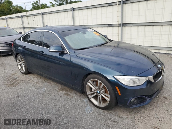 2017 BMW 4 Series 440i with VIN WBA4E3C52HG187043, listed as a Copart auction lot 64551664 with Not provided miles and Non repairable. Bid and sale history available at DreamBid. Image 4.