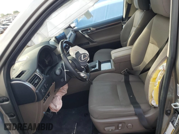 2023 Lexus GX with VIN JTJAM7BX1P5356785, listed as a Copart auction lot 53497765 with 0 mi miles and Salvage Title. Bid and sale history available at carsss.com. Image 7.