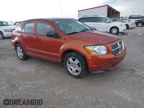 2009 Dodge Caliber SXT z VIN 1B3HB48A69D168427, wystawiony jako IAAI lot #42156117 z przebiegiem 168 286 mil mil oraz . Historia ofert i sprzedaży dostępna na DreamBid. Obrazek 1.