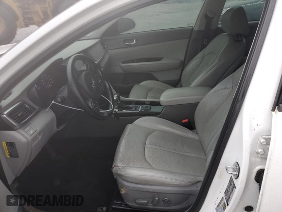 2016 Kia Optima EX with VIN 5XXGU4L35GG013206, listed as a Copart auction lot 51150455 with 166,865 mi miles and Salvage Title. Bid and sale history available at carsss.com. Image 7.