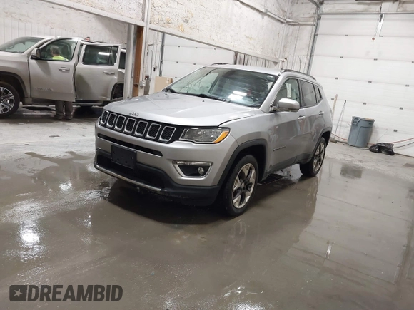 2020 Jeep Compass Limited with VIN 3C4NJDCB6LT148085, listed as a IAAI auction lot 41537903 with 55,878 mi miles and . Bid and sale history available at carsss.com. Image 17.