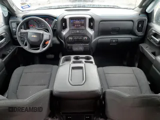 2020 Chevrolet Silverado 1500 Custom with VIN 1GCRWBEF3LZ191136, listed as a Copart auction lot 81049624 with 77,711 mi miles and Salvage Title. Bid and sale history available at carsss.com. Image 8.