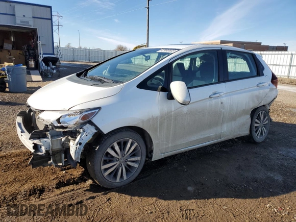2015 Honda Fit EX-L with VIN 3HGGK5H83FM740309, listed as a Copart auction lot 42980665 with 118,188 mi miles and Salvage Title. Bid and sale history available at carsss.com. Image 1.