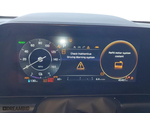2023 Kia Niro EV Wind with VIN KNDCR3L16P5027354, listed as a Copart auction lot 47421775 with 45,401 mi miles and Clean Title. Bid and sale history available at carsss.com. Image 9.