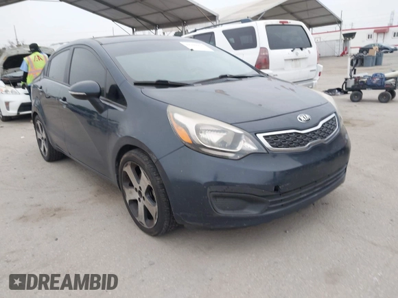 2013 Kia Rio SX with VIN KNADN4A30D6284121, listed as a IAAI auction lot 42109956 with 79,883 mi miles. Bid and sale history available at carsss.com. Image 1.