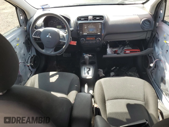 2023 Mitsubishi Mirage ES with VIN ML32FUFJXPHF03972, listed as a Copart auction lot 56458455 with 68,020 mi miles and Salvage title. Bid and sale history available at DreamBid. Image 8.