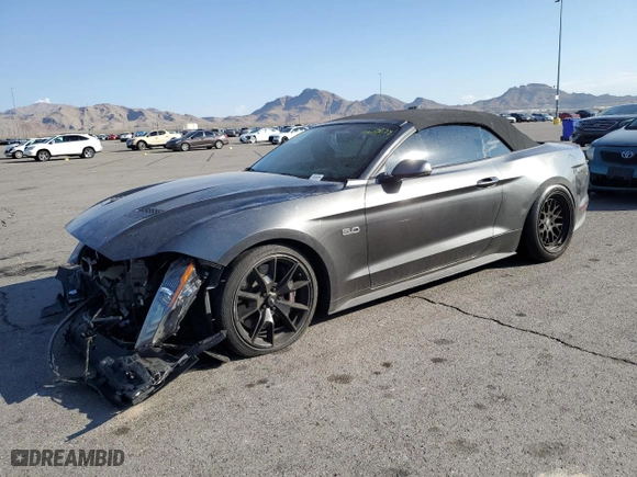2018 Ford Mustang GT Premium with VIN 1FATP8FF1J5177315, listed as a Copart auction lot 70047074 with 84159 miles and Salvage Title. Bid and sale history available at carsss.com. Image 1.