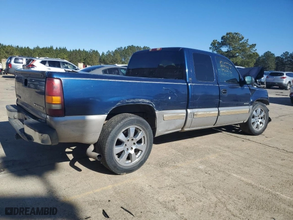 2001 Chevrolet Silverado 1500 LT with VIN 2GCEC19T111325889, listed as a Copart auction lot 87169414 with 0 mi miles and Salvage Title. Bid and sale history available at carsss.com. Image 3.