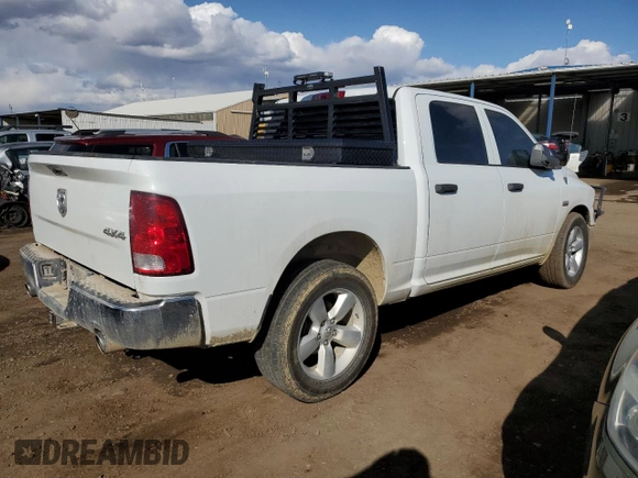 2023 Ram 1500 Express with VIN 3C6RR7KTXPG669368, listed as a Copart auction lot 51574025 with 35,443 mi miles and Salvage title. Bid and sale history available at DreamBid. Image 3.