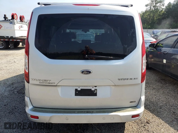 2015 Ford Transit Connect Wagon Titanium with VIN NM0GE9G77F1202471, listed as a Copart auction lot 66541324 with 223,089 mi miles and Salvage Title. Bid and sale history available at carsss.com. Image 6.