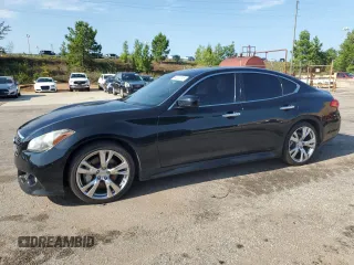 2013 Infiniti M with VIN JN1BY1AP9DM510240, listed as a Copart auction lot 64282615 with 219,087 mi miles and Clean title. Bid and sale history available at DreamBid. Image 1.
