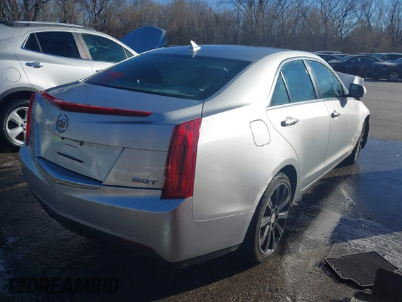 2014 Cadillac ATS Luxury AWD with VIN 1G6AH5SX9E0115789, listed as a IAAI auction lot 41029195 with 125,307 mi miles and . Bid and sale history available at carsss.com. Image 4.
