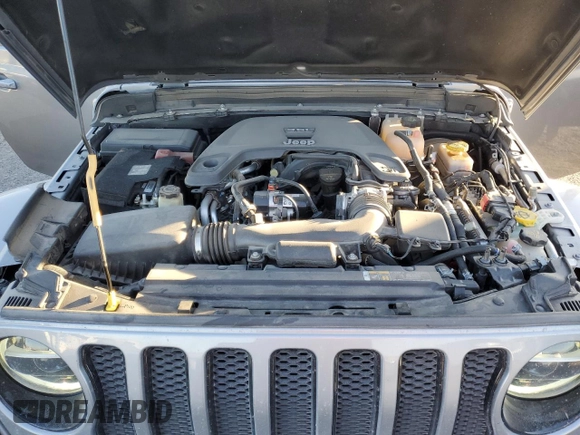 2021 Jeep Wrangler Unlimited Sahara with VIN 1C4HJXEG2MW536286, listed as a Copart auction lot 44827415 with 48,382 mi miles and Salvage title. Bid and sale history available at DreamBid. Image 13.