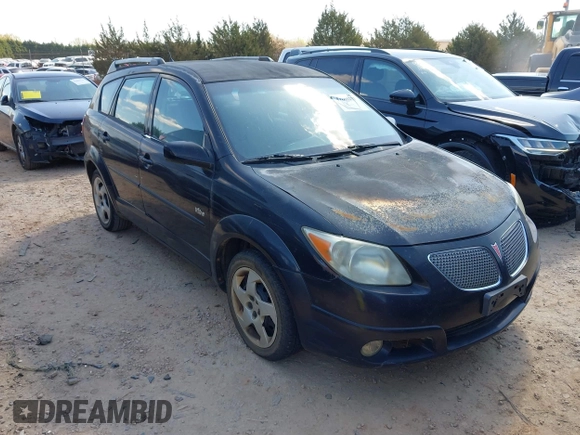 2005 Pontiac Vibe with VIN 5Y2SL63875Z458822, listed as a IAAI auction lot 41870237 with 213,015 mi miles. Bid and sale history available at carsss.com. Image 1.