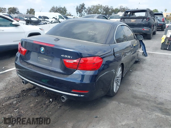 2015 BMW 4 Series 435i z VIN WBA3T3C51FP738285, wystawiony jako IAAI lot #42544807 z przebiegiem 56 274 mil mil oraz . Historia ofert i sprzedaży dostępna na DreamBid. Obrazek 4.
