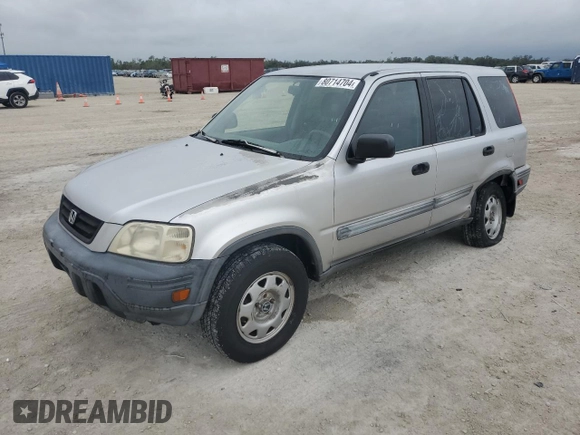 2000 Honda CR-V LX with VIN JHLRD2842YC011321, listed as a Copart auction lot 80714704 with 193,291 mi miles and Salvage Title. Bid and sale history available at carsss.com. Image 1.