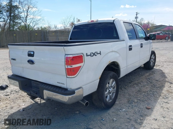 2013 Ford F-150 XL with VIN 1FTFW1EF7DKD34810, listed as a IAAI auction lot 41919083 with 158,531 mi miles. Bid and sale history available at carsss.com. Image 4.
