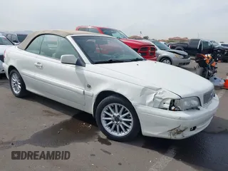 2000 Volvo C70 with VIN YV1NC53D7YJ011411, listed as a IAAI auction lot 41578675 with 63,978 mi miles. Bid and sale history available at carsss.com. Image 1.