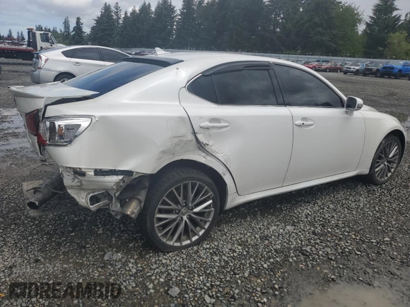 2011 Lexus IS 250 with VIN JTHCF5C27B5051554, listed as a Copart auction lot 56521425 with 133,661 mi miles and Salvage title. Bid and sale history available at DreamBid. Image 3.