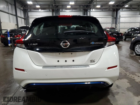 2020 Nissan LEAF SV Plus with VIN 1N4BZ1CP4LC305023, listed as a Copart auction lot 50136155 with 46,195 mi miles and Salvage Title. Bid and sale history available at DreamBid. Image 6.
