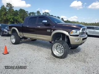 2013 Ram 2500 Longhorn с VIN 3C6UR5PL9DG554098, выставлен на аукционе Copart как лот 71763284 с пробегом 143 869 миль миль и Чистый • Clean title. История ставок и продаж доступна на DreamBid. Изображение 4.