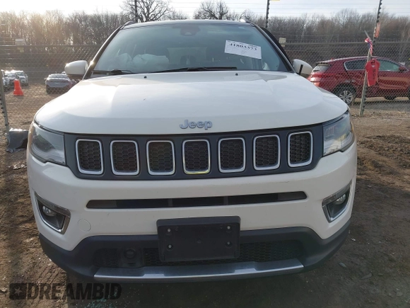 2021 Jeep Compass Limited with VIN 3C4NJDCB6MT561125, listed as a IAAI auction lot 41803373 with 48,360 mi miles and . Bid and sale history available at carsss.com. Image 12.