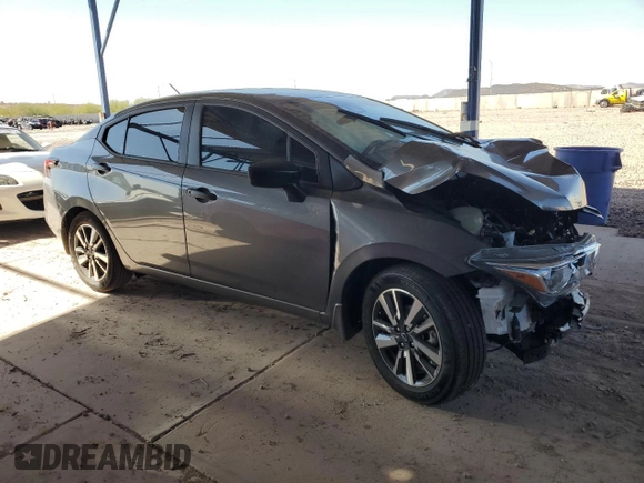 2024 Nissan Versa S with VIN 3N1CN8DV9RL917203, listed as a Copart auction lot 47521815 with 712 mi miles and Salvage Title. Bid and sale history available at carsss.com. Image 4.