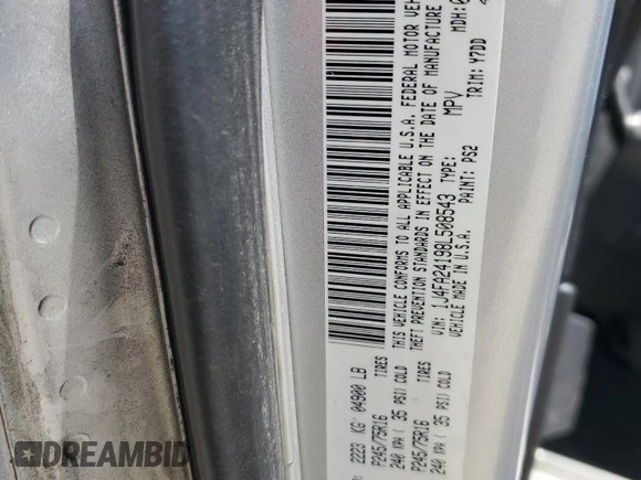 2008 Jeep Wrangler X with VIN 1J4FA24198L508543, listed as a Copart auction lot 51365015 with 82,142 mi miles and Salvage Title. Bid and sale history available at DreamBid. Image 13.