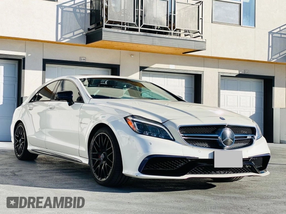 2017 Mercedes-Benz CLS-Class CLS 63 AMG S-Model with VIN WDDLJ7GB7HA191065, listed as a Copart auction lot 82491624 with 52,836 mi miles and Clean Title. Bid and sale history available at carsss.com. Image 1.