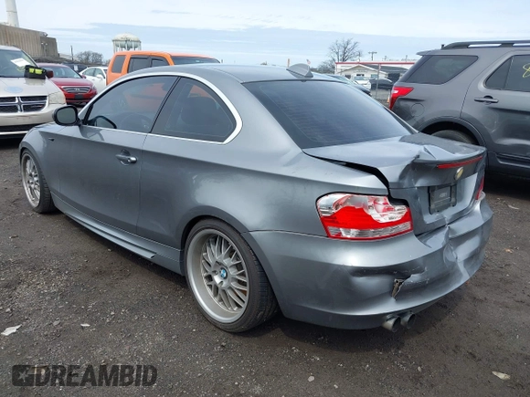 2011 BMW 1 Series 128i with VIN WBAUP9C52BVL89591, listed as a IAAI auction lot 41951870 with 131,377 mi miles and . Bid and sale history available at DreamBid. Image 3.
