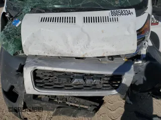 2022 Ram ProMaster Cargo with VIN 3C6LRVAG5NE121737, listed as a Copart auction lot 86058334 with 136,813 mi miles and Salvage Title. Bid and sale history available at carsss.com. Image 12.