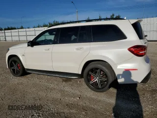 2018 Mercedes-Benz GLS 63 AMG with VIN 4JGDF7FE8JB101218, listed as a Copart auction lot 69864824 with 76,109 mi miles and Salvage title. Bid and sale history available at DreamBid. Image 2.
