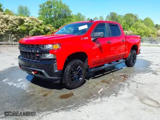 2021 Chevrolet Silverado 1500 Custom Trail Boss with VIN 1GCPYCEH5MZ173277, listed as a IAAI auction lot 41595244 with 100,611 mi miles. Bid and sale history available at carsss.com. Image 17.