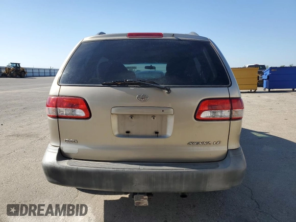 2002 Toyota Sienna LE with VIN 4T3ZF13C22U423405, listed as a Copart auction lot 53753045 with 208,523 mi miles and Salvage Title. Bid and sale history available at DreamBid. Image 6.
