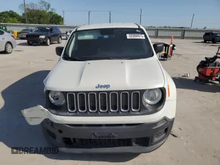 2018 Jeep Renegade Sport with VIN ZACCJAAB3JPG80875, listed as a Copart auction lot 52586975 with 157,913 mi miles and Salvage Title. Bid and sale history available at DreamBid. Image 5.