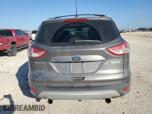 2013 Ford Escape Titanium with VIN 1FMCU0J90DUD23778, listed as a Copart auction lot 43647835 with 130,558 mi miles and Salvage Title. Bid and sale history available at carsss.com. Image 6.