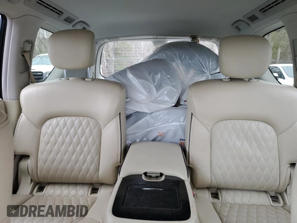 2019 Infiniti QX80 LUXE with VIN JN8AZ2NE8K9232889, listed as a Copart auction lot 53538575 with 96,642 mi miles and Clean Title. Bid and sale history available at carsss.com. Image 10.